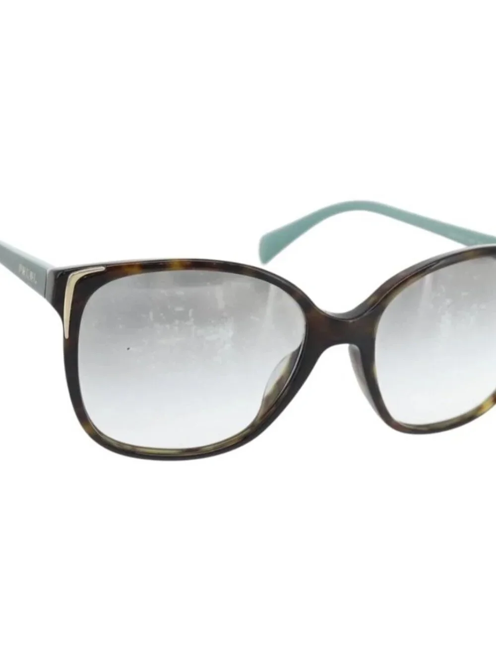 PRADA Sunglasses plastic Green Auth